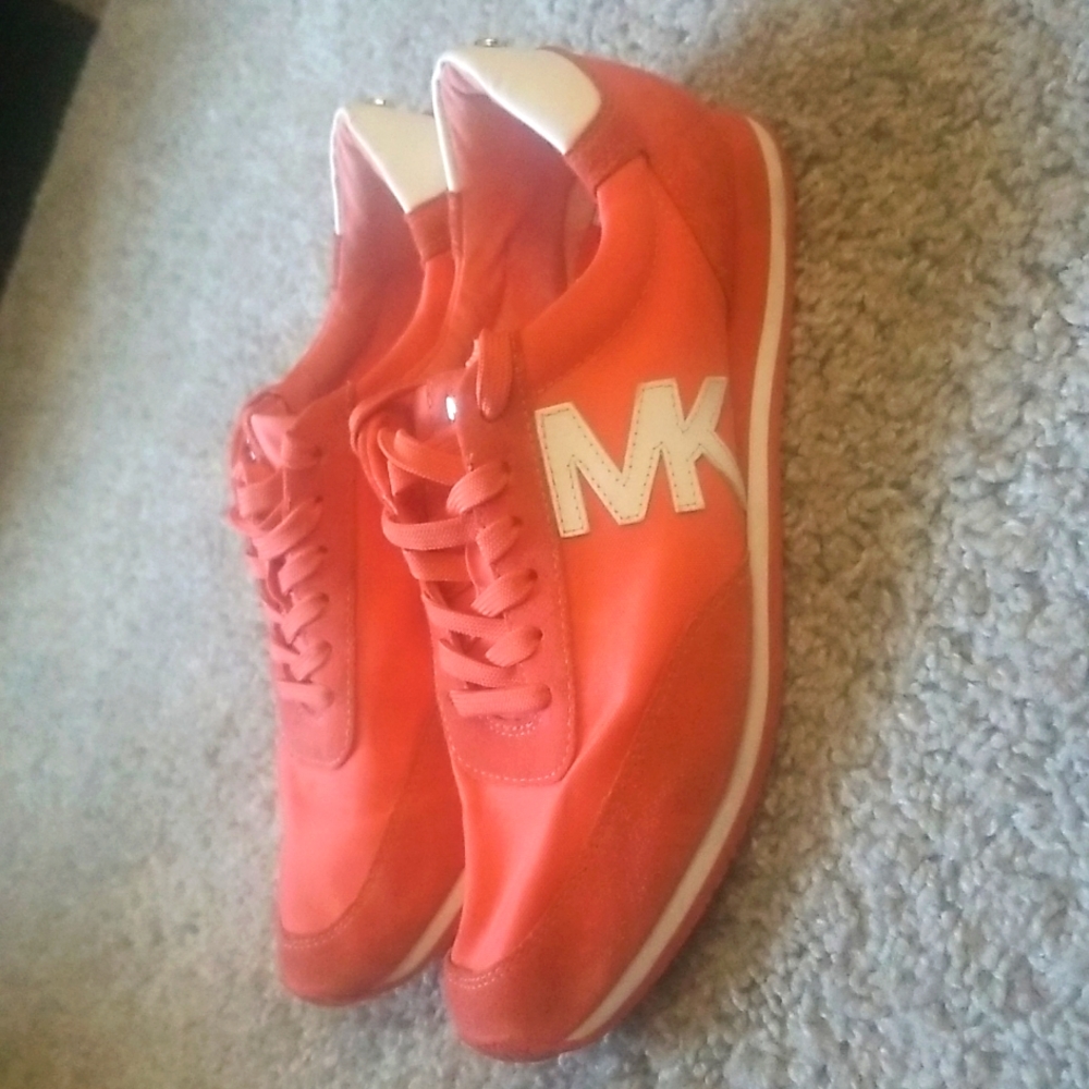 Orange MK sneakers